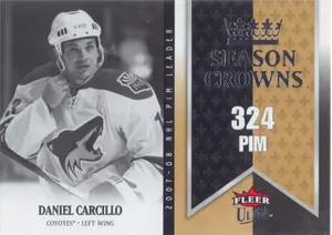2008-09 FLEER ULTRA - DANIEL CARCILLO #SC9 SEASON CROWNS