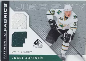 2007-08 SP GAME USED - JUSSI JOKINEN #AF-JU AUTHENTIC FABRICS JERSEYS