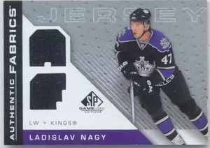 2007-08 SP GAME USED - LADISLAV NAGY #AF-LN AUTHENTIC FABRICS JERSEYS