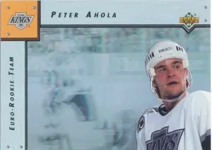 1992-93 UPPER DECK - PETER AHOLA #ERT4 EURO-ROOKIE TEAM