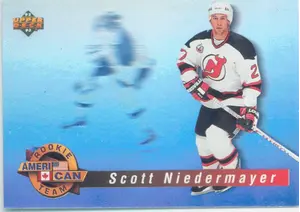 1992-93 UPPER DECK - SCOTT NIEDERMAYER #AC5 AMERI-CAN HOLOGRAMS
