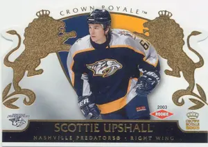 2002-03 CROWN ROYALE - SCOTTIE UPSHALL #125 ROOKIE 1497/2299