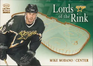 2003-04 CROWN ROYALE - MIKE MODANO #8 LORDS OF THE RINK