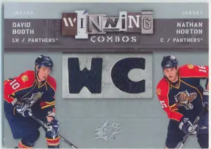 2009-10 SPX - DAVID BOOTH/NATHAN HORTON #WC-HB WINNING COMBOS