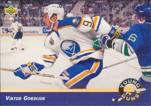 1992-93 UPPER DECK - VIKTOR GORDIJUK #579 YOUNG GUNS⚠️