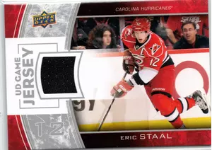 2013-14 UD Eric Staal GU Jersey Carolina Hurricanes