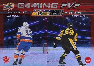 2024-25 Upper Deck Gaming PVP GPVP-15 Mathew Barzal/Kris Letang