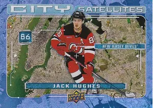 2024-25 Upper Deck City Satellites CS-16 Jack Hughes