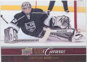 2012-13 UPPER DECK - JONATHAN QUICK #C38 UD CANVAS