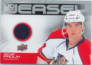 2010-11 UPPER DECK - MICHAEL FROLIK #GJ-FR GAME JERSEY