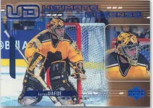 1999-00 UPPER DECK - BYRON DAFOE #UD-1 ULTIMATE DEFENSE