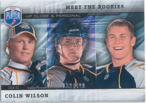 2009-10 BE A PLAYER - COLIN WILSON #MR7 MEET THE ROOKIES 150/499