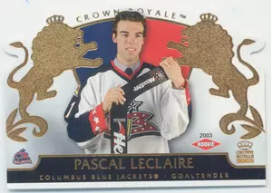 2002-03 CROWN ROYALE - PASCAL LECLAIRE #108 ROOKIE 1429/2299