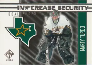 2003-04 PRIVATE STOCK RESERVE - MARTY TURCO #6 IN CREASE SECURITY