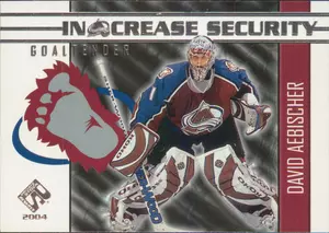 2003-04 PRIVATE STOCK RESERVE - DAVID AEBISCHER #5 IN CREASE SECURITY
