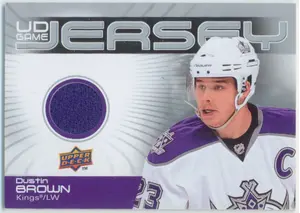 2010-11 UPPER DECK - DUSTIN BROWN #GJ-DU GAME JERSEY