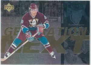 1996-97 UPPER DECK - TEEMU SELANNE/SAKU KOIVU #16 GENERATION NEXT