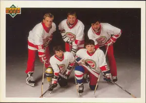 1991-92 UPPER DECK - BRETT HULL/WAYNE GRETZKY/VALERI KAMENSKY #SP1 GLASNOST ON ICE