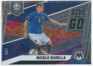 2020-21 Panini Mosaic UEFA Euro Soccer - Nicolo Barella #11 Give and Go