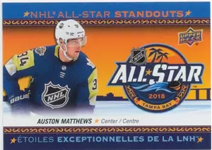 2018-19 TIM HORTONS - AUSTON MATTHEWS #AS-4 ALL-STAR STANDOUTS CL