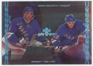 2000-01 MVP - MANNY MALHOTRA/MIKE YORK #ME9 MVP EXCELLENCE