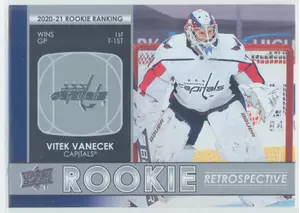 2021-22 UPPER DECK - VITEK VANECEK #RR-13 ROOKIE RETROSPECTIVE