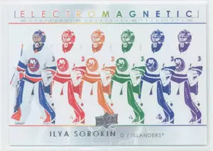 2021-22 UPPER DECK - ILYA SOROKIN #EM-8 ELECTROMAGNETIC
