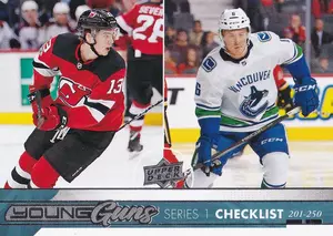 2017-18 Upper Deck (Young Guns) 250 Nico Hischier/Brock Boeser