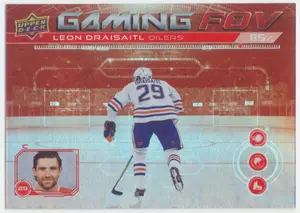 2024-25 UPPER DECK - LEON DRAISAITL #GFOV-6 GAMING FOV