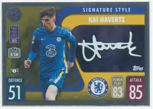 2021-22 Topps Match Attax UCL - Kai Havertz #439 Signature Style