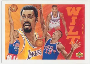 1992-93 Upper Deck - Basketball Heroes Header (Wilt Chamberlain) #18