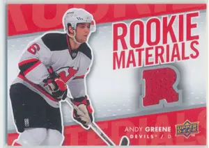 2007-08 UPPER DECK - ANDY GREENE #RM-AG ROOKIE MATERIALS