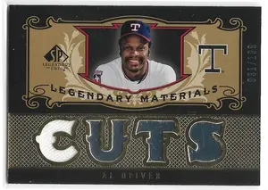 2007 SP Legendary Cuts Legendary Materials #LM-AO Al Oliver (031/199)
