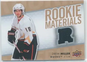 2007-08 UPPER DECK - DREW MILLER #RM-DM ROOKIE MATERIALS