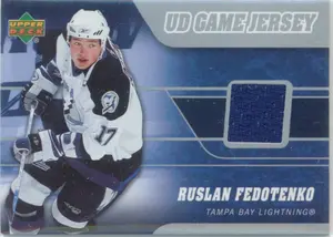 2006-07 UPPER DECK - RUSLAN FEDOTENKO #J-RF GAME JERSEY