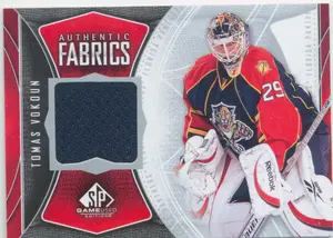 2009-10 SP GAME USED - TOMAS VOKOUN #AF-VO AUTHENTIC FABRICS