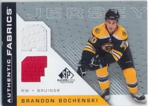 2007-08 SP GAME USED - BRANDON BOCHENSKI #AF-BR AUTHENTIC FABRICS JERSEYS