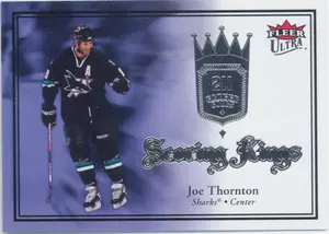 2007-08 FLEER ULTRA - JOE THORNTON #SK7 SCORING KINGS
