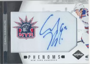 2011-12 LIMITED - CARL HAGELIN #249 PHENOMS 16/50 SILVER SPOTLIGHT