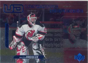 1999-00 UPPER DECK - MARTIN BRODEUR #UD-9 ULTIMATE DEFENSE