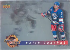 1992-93 UPPER DECK - KEITH TKACHUK #AC2 AMERI-CAN HOLOGRAMS