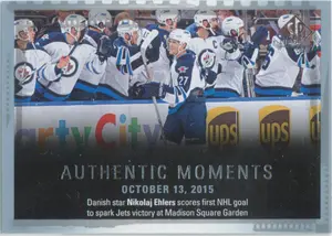 2015-16 SP AUTHENTIC - NIKOLAJ EHLERS #144 AUTHENTIC MOMENTS