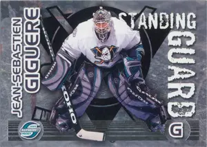 2003-04 SUPREME - JEAN-SEBASTIEN GIGUERE #1 STANDING GUARD