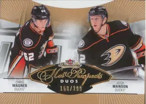 2014-15 SHOWCASE - CHRIS WAGNER/JOSH MANSON #114 HOT PROSPECTS 158/299