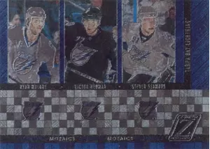 2010-11 ZENITH - RYAN MALONE/VICTOR HEDMAN/STEVEN STAMKOS #17 MOZAICS