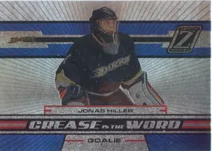 2010-11 ZENITH - JONAS HILLER #1 CREASE IS THE WORD