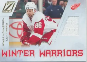 2010-11 ZENITH - TOMAS HOLMSTROM #HO WINTER WARRIORS MATERIALS