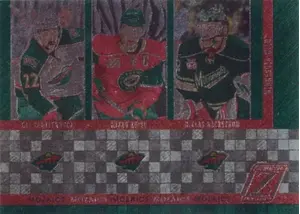 2010-11 ZENITH - CAL CLUTTERBUCK/MIKKO KOIVU/NIKLAS BACKSTROM #11 MOZAICS