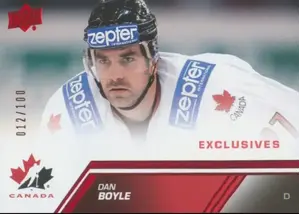 2013-14 TEAM CANADA - DAN BOYLE #113 EXCLUSIVES 12/100