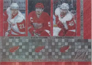 2010-11 ZENITH - TOMAS TATAR/NICKLAS LIDSTROM/HENRIK ZETTERBERG #8 MOZAICS